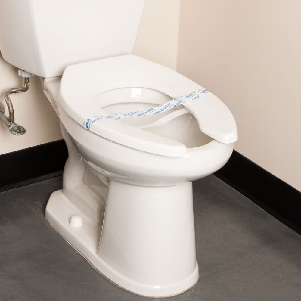 TOILET SEAT BAND - &quot;SANITARY&quot; PAPER BAND 5000/CS (907-001)