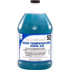 RINSE AGENT - HI TEMPERATURE   RINSE AID #52 C/W INSERT 3.78L 