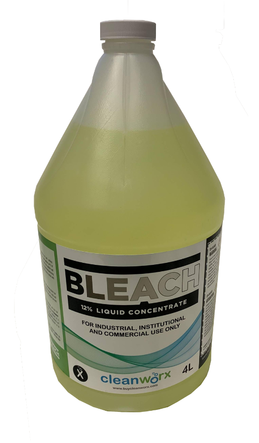 SANITIZER - BLEACH 12% LIQUID CHLORINE 4L CLEANWORX