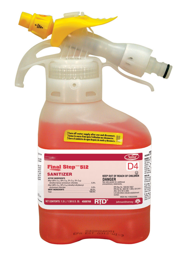 SANITIZER - RTD FINAL STEP  2 X 1.5L J-512 (95505534) 