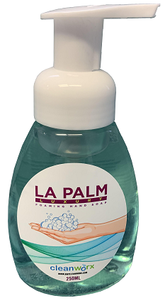 Product 0170014: HAND SOAP - LA PALM LUXURY FOAMING SOAP 6 X 250ML PUMP 