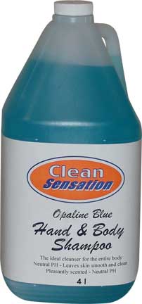 HAND SOAP - OPALINE HAND &amp; BODY SHAMPOO (BLUE) 4L