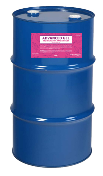 HAND SANITIZER - GEL 210L DRUM 70% ALCOHOL CLEANWORX 