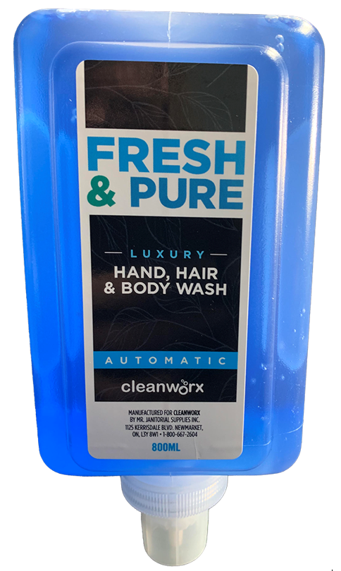 BODY WASH - FRESH &amp; PURE GEL AUTO/MANUAL HAND, HAIR &amp; BODY 