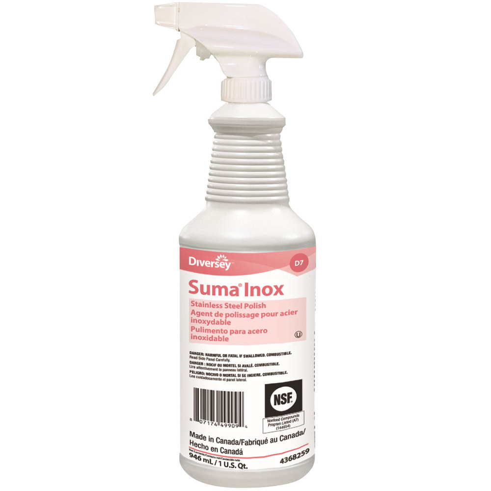 STAINLESS STEEL CLEANER - RTU SUMA INOX POLISH 6 X 946ML