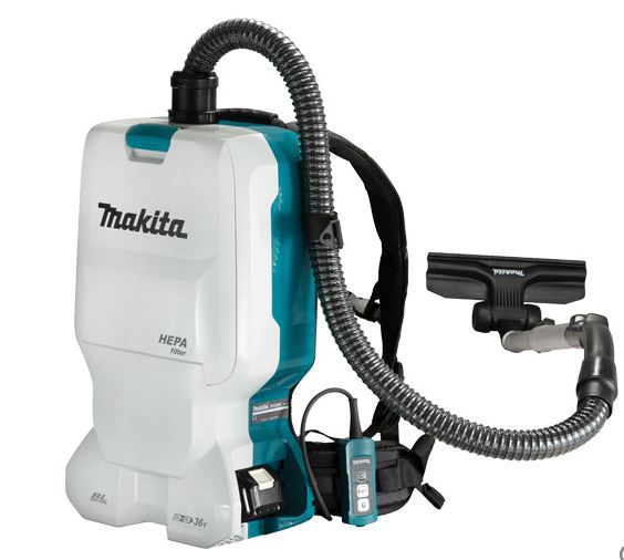 VACUUM - MAKITA BACKPACK  BATTERY BRUSHLESS LTX 18V X 2, 