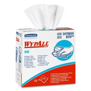 WIPER - KC WYPALL X60 WHITE POP UP BOX 1260/CS (34790)