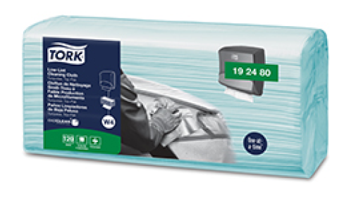 WIPER - TORK LOW LINT AQUA  PRECISION CLEANING CLOTH 