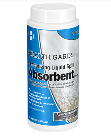 ABSORBENT POWDER - 16oz HEALTH  GARDS SCENTED DEODORIZING 