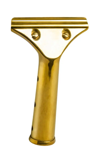 WINDOW SQUEEGEE HANDLE - BRASS 1/EACH