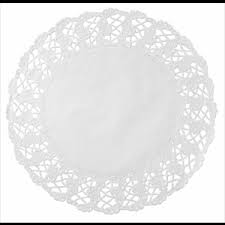 DOILIES - 10&quot; LACE WHITE 500/PKG