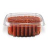 CONT - PLASTIC 12 OZ DELI W/HINGED LID CLEAR 200/CS