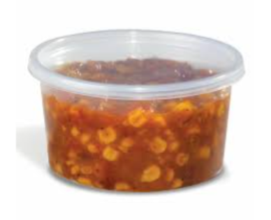 FOOD CONTAINER - 12 OZ PLASTIC  DELI CLEAR 500/CS