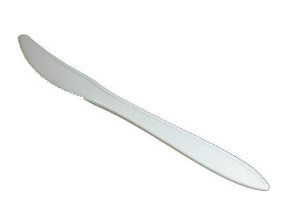 KNIFE - PLASTIC WHITE 1000/CS