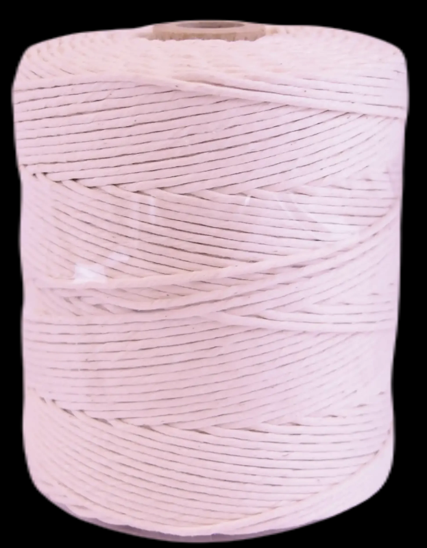 BUTCHER TWINE - 6R 1 LB WHITE COTTON 1/ROLL STRENGTH: THIN &amp; 