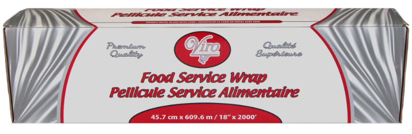 FILM - FOOD FILM 18" X 2000' CUTTER BOX 