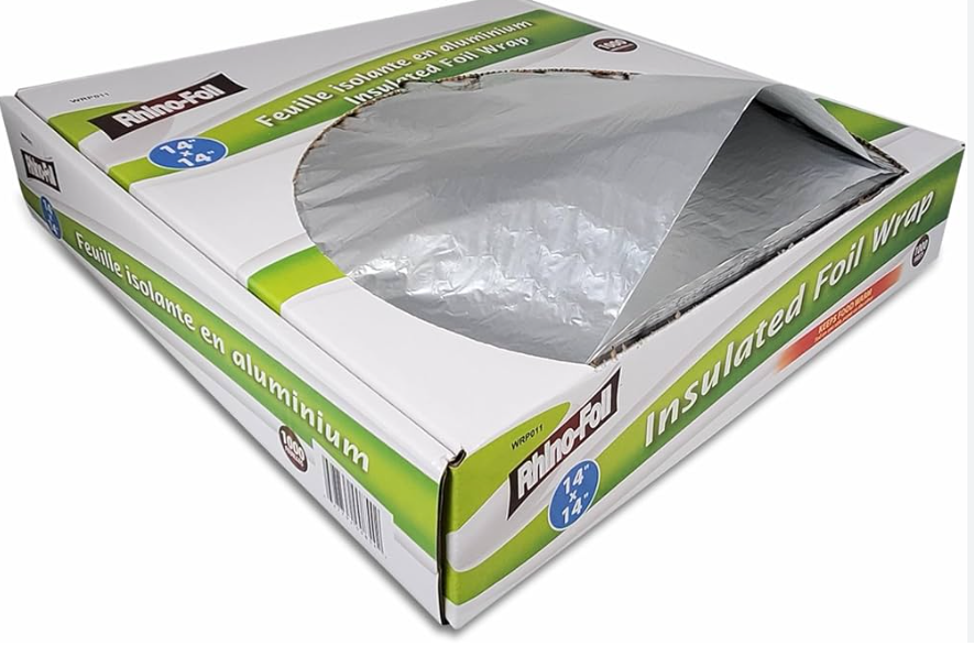 FOIL SHEETS - INSULATED FLAT  FOIL SHEET 14 X 14" 1000/BOX