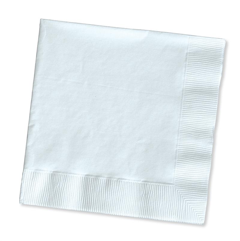 NAPKINS - LUNCHEON 1 PLY 1/4  FOLD, 12 X 12&quot; 6000/CS 