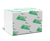 NAPKINS - 2 PLY INTERFOLD  WHITE SWAN 24 X 250 (6650)