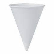 CUPS - 4 OZ PAPER CONE COLD  5000/CS (4F)