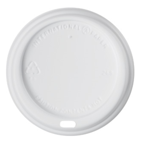 LID - CUP PLASTIC DOME FITS  HOT DRINK 10-20oz CUP 1000/CS