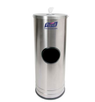 STAND - PURELL HAND SANITIZING STAND STAINLESS STEEL FOR