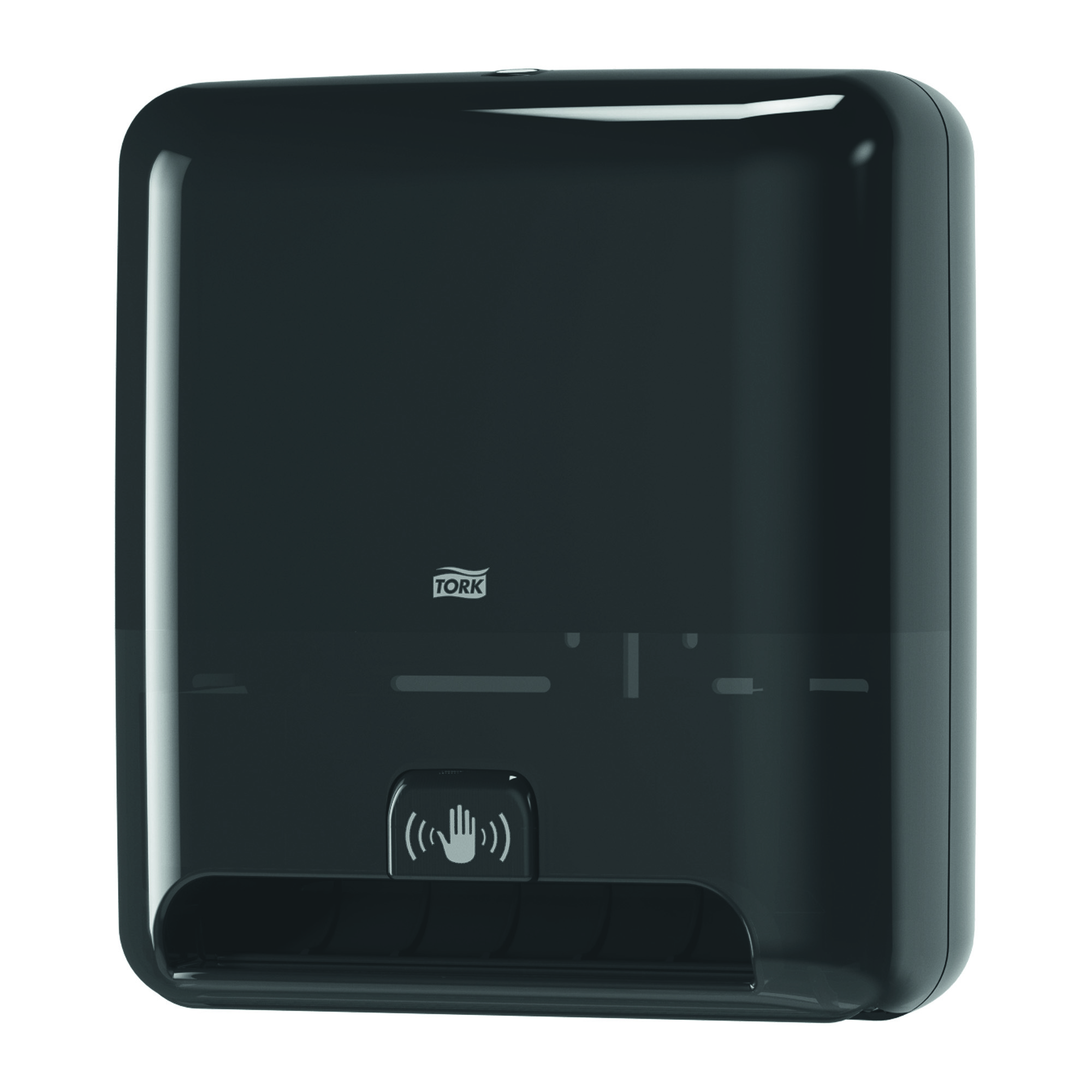 DISPENSER - TOWEL TORK BATTERY  INTUITION BLACK TOUCH FREE 