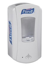 DISPENSER - SANITIZER PURELL LTX-12 WHITE TOUCH FREE