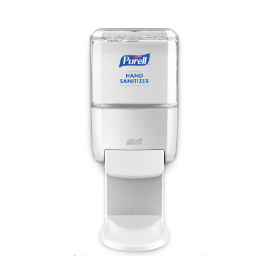 DISPENSER - SANITIZER ES4  MANUAL PUSH WHITE FOR GEL OR 