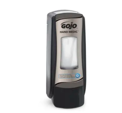 DISPENSER - GOJO ADX 7 MANUAL BLACK &amp; SILVER HAND MEDIC HAND 