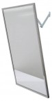 MIRROR - 18&quot; X 30&quot; ADJUSTABLE TILT STAINLESS STEEL