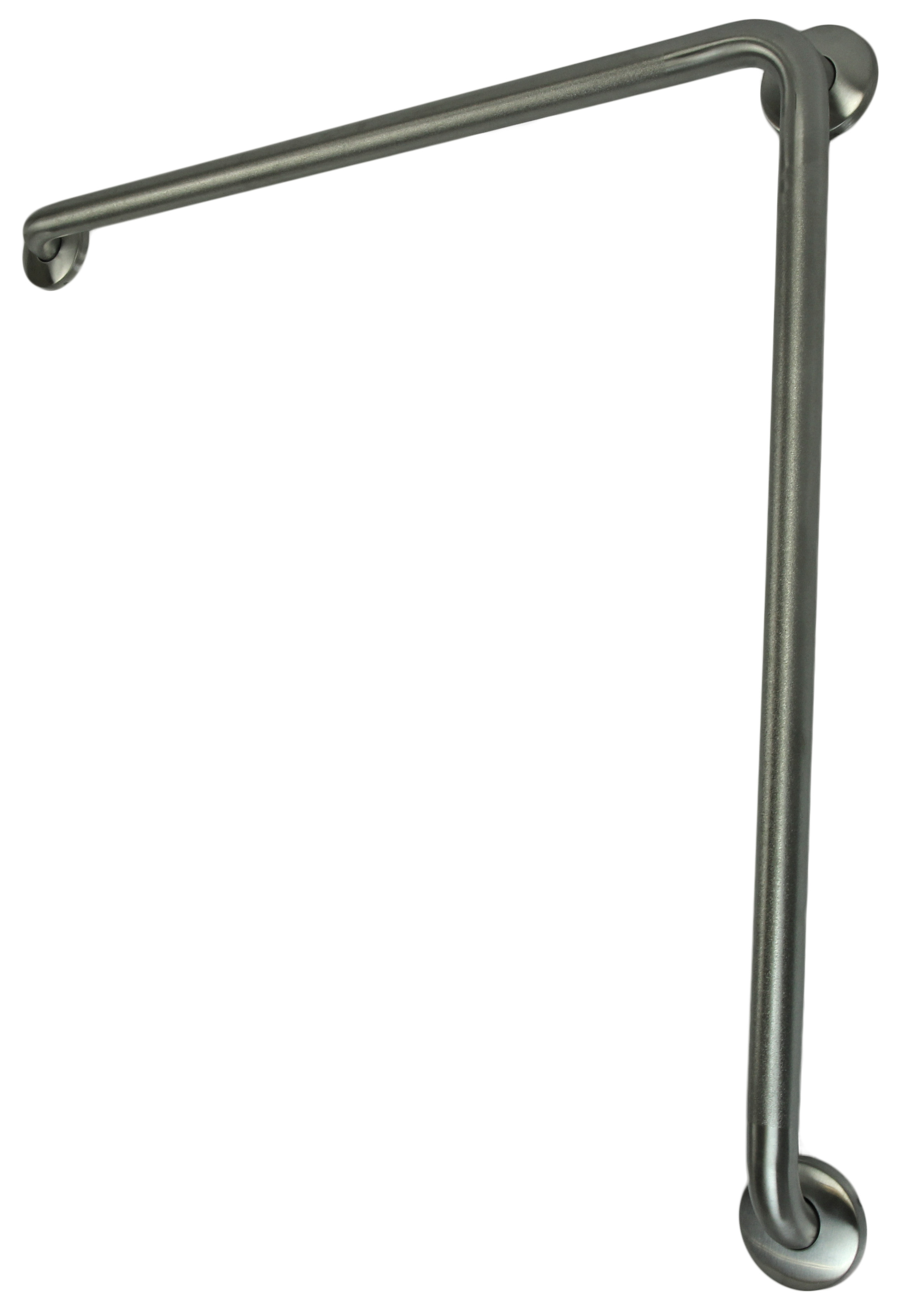 GRAB BAR - 30 X 30&quot; 1.5&quot; DIA.  &quot; L SHAPE &quot; STAINLESS/PEENED