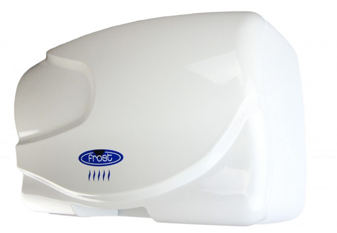 HAND DRYER - AUTOMATIC  ZINC DIECAST, 110V WHITE 