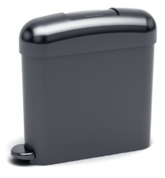 Product 3560081: SANI NAPKIN DISPOSAL BIN - BLACK, STEP ON MANUAL VECTAIR 