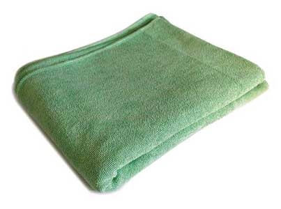 WIPER - MICROFIBRE GREEN  CLOTH 14 X 14&quot; EACH