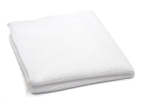 WIPER - MICROFIBRE WHITE CLOTH  14&quot; X 14&quot; EACH