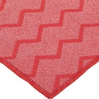 WIPER - MICROFIBRE RED CLOTH 16" X 16" HYGEN 12/PK (Q620)