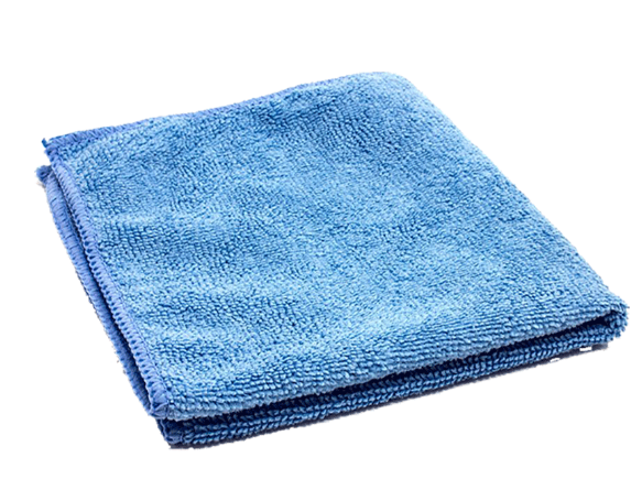 WIPER - MICROFIBRE BLUE CLOTH 16&quot; X 16&quot; * 10/PACK *