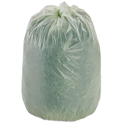 GARBAGE BAGS - 30 X 39 CLEAR COMPOSTABLE 150/CS
