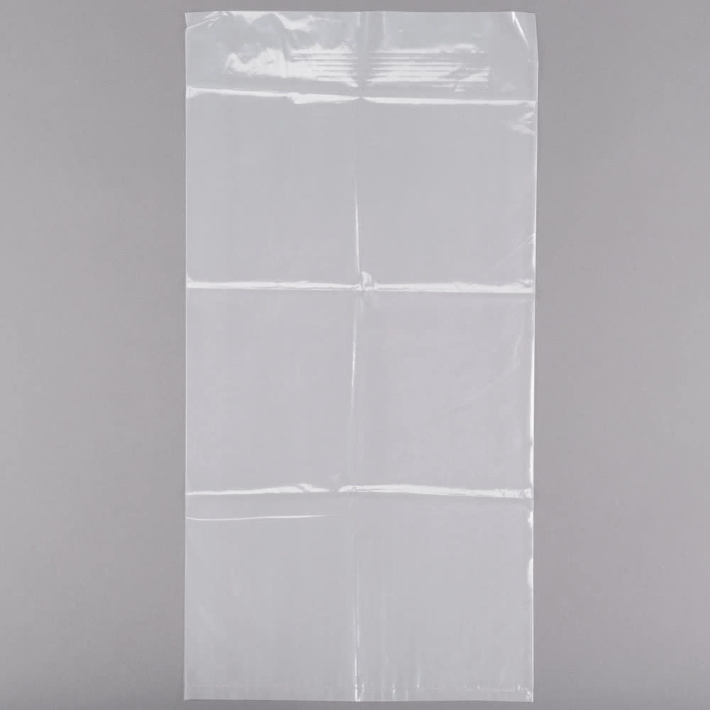 BAGS - 10 LB POLY 7 X 3 X 20 CLEAR REG 500/PK