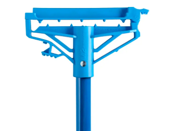 MOP HANDLE - 60&quot; FIBREGLASS STEP-N-GO W/FOOT PEDAL BLUE 
