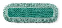 MOP PAD - 24&quot; MICROFIBER HYGEN FRINGED DUST MOP GREEN 