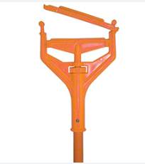 MOP HANDLE - 60&quot; FIBREGLASS STEP-N-GO ORANGE (HW-7000F-OR)