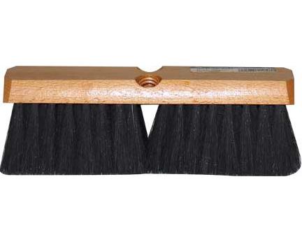 BROOM - 10&quot; FINE SWEEP HORSE  HAIR WOOD BLOCK