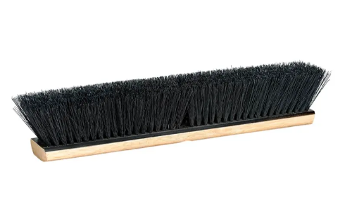BROOM - 18" TAMPICO FIBRE ALL  PURPOSE WOOD BLOCK