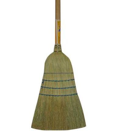 BROOM - CB107C 3 STRING 1 WIRE WAREHOUSE CORN BROOM