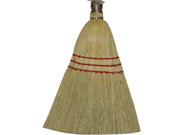 BROOM HEAD ONLY- 3 STRING  LARGE HEAVY DUTY WITH METAL 