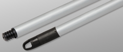 BROOM HANDLE - 60&quot; ALUMINUM HANDLE THREADED TIP