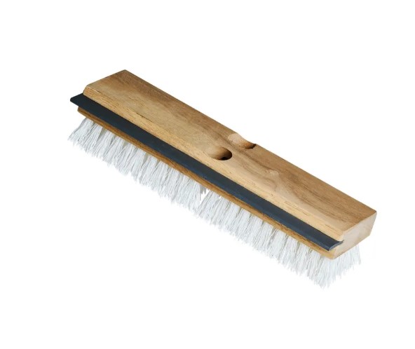 BRUSH - 11" WOOD DECK POLY-PRO FILL W/SQUEEGEE STIFF BRISTLE