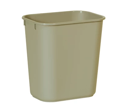 WASTE CONT - DESKSIDE SMALL  13 QRT 3.5 GAL BEIGE (2955)